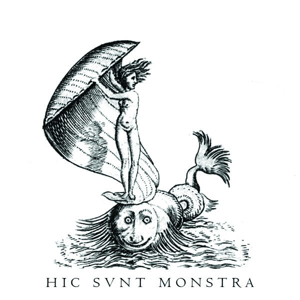 原版出版社图记。HIC SVNT MONSTRA：此处有怪物。
