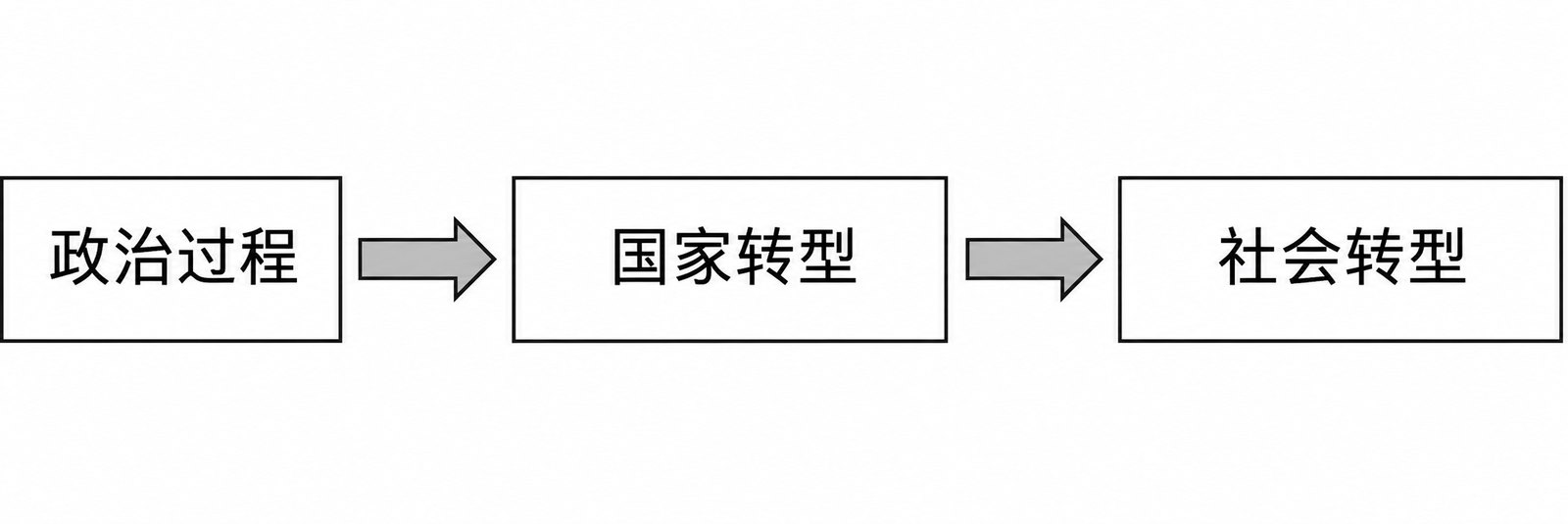 图 2.1 国家导向的政治转型构想